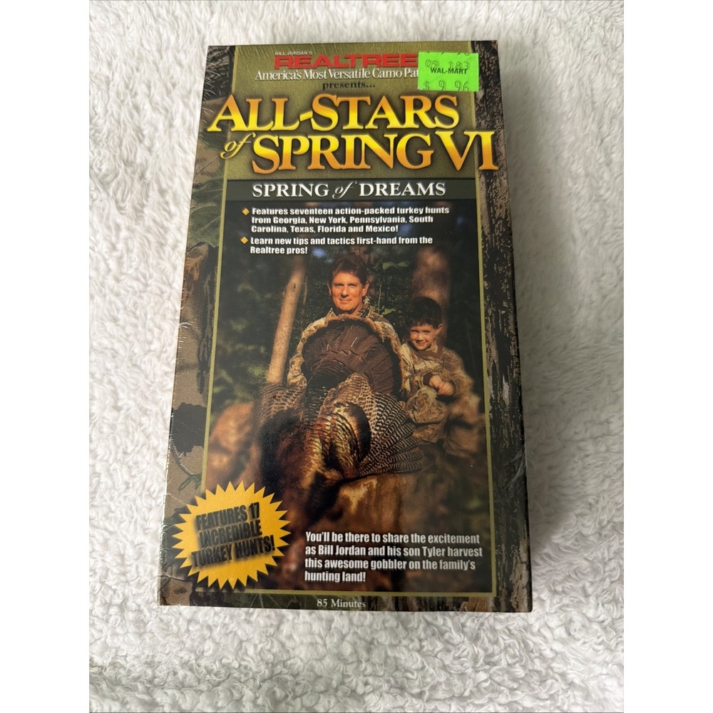 Realtree All-Stars Of Spring VI VHS Tape Brand New Sealed Hunting Turkeys 1998
